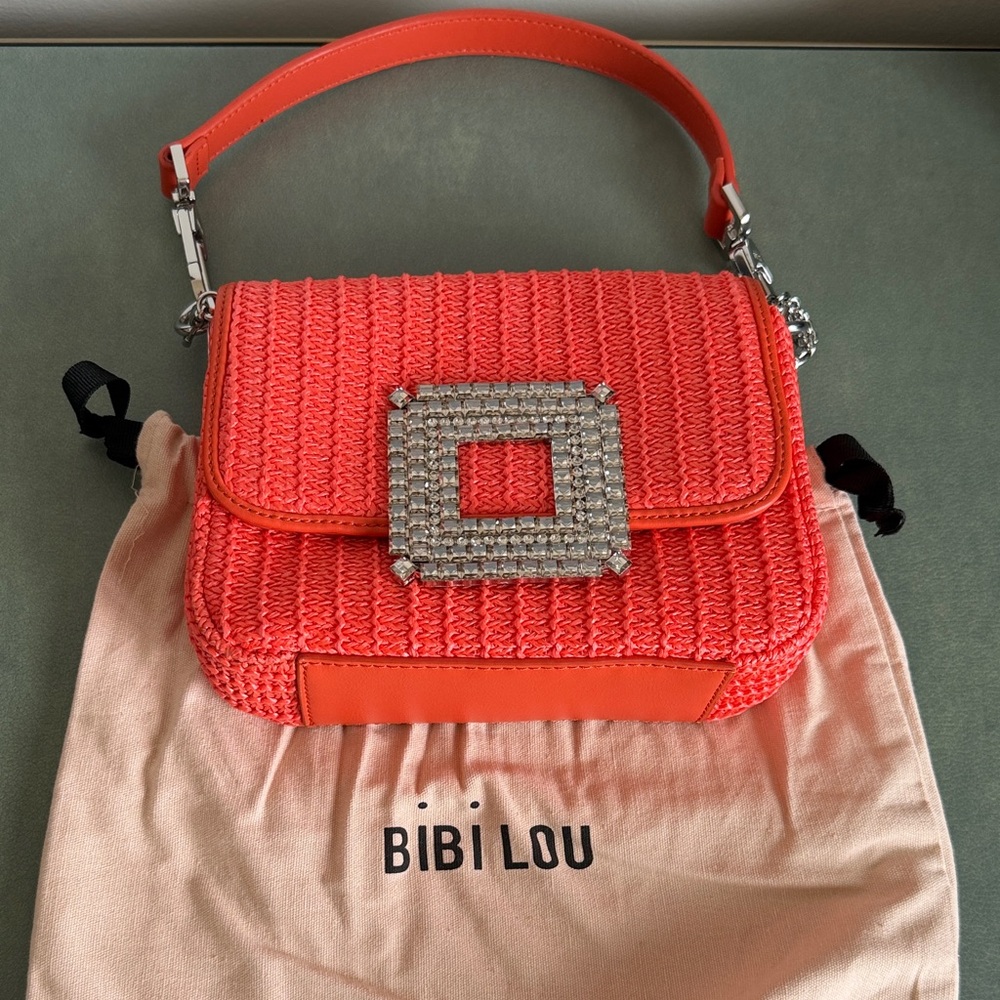 Bibi Lou Coral Woven Shoulder Bag